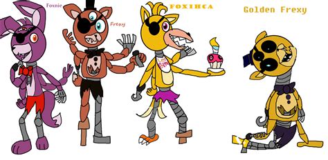 Fnaf Foxy Fusions By Thehypercutter On Deviantart