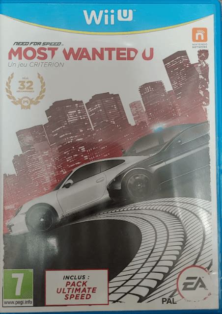 Buy Need For Speed Most Wanted U For Wiiu Retroplace