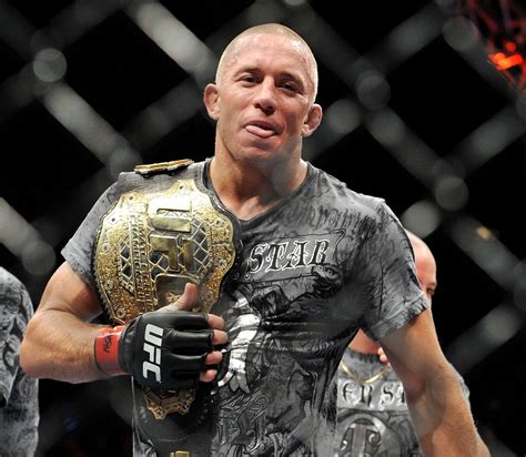 Ufc Legend Georges St Pierre Throws Hands With 63 270 Lb Feared Nhl