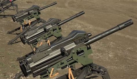 Georgian Army Receives M2 Machine Guns Mk19 Grenade Launchers