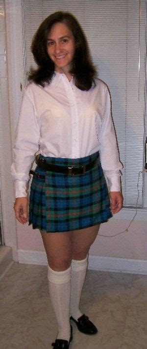 Girl Kilt Plaid Skirts Mini Skirts Highland Dance Drum Major Tartan