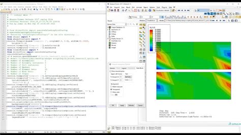 Abaqus Scripting With Python For Post Processing Youtube