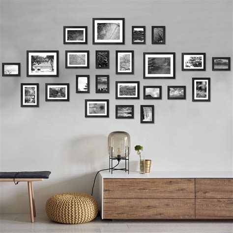 Voilamart Multi Picture Frames Set Of 23 Photo Frames Wall Set Diy Home