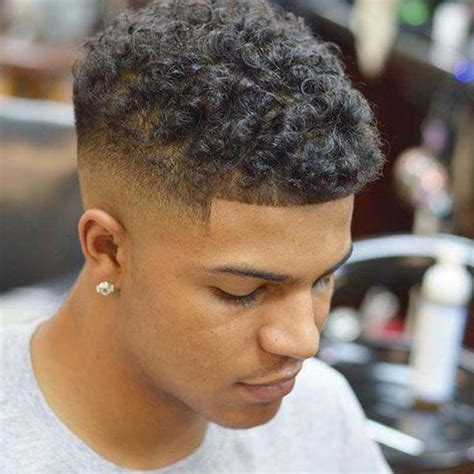 In some cases, men opt for side parting as well. All around Taper Haircut 2020 - #TaperHaircut | Curly hair ...