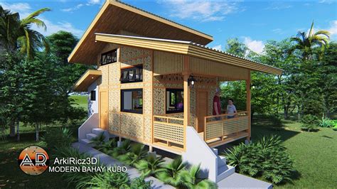 Bahay Kubo Design Amakan House Ideas Sq M X M Native House Youtube