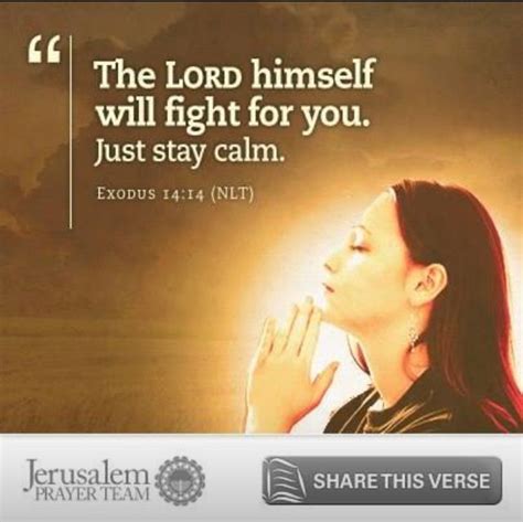 The Lord Himself Will Fight For You Spiritual Encouragement