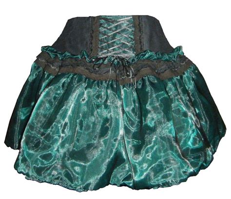 Sale 80s Skirt Gothic Lolita Skirt Rara Style Dark Green Etsy