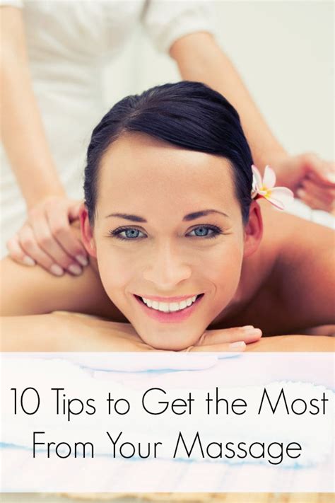 10 Massage Tips How To Get The Most From Your Massage