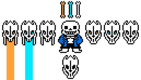 Sans Fight Sprites Pixel Art Maker