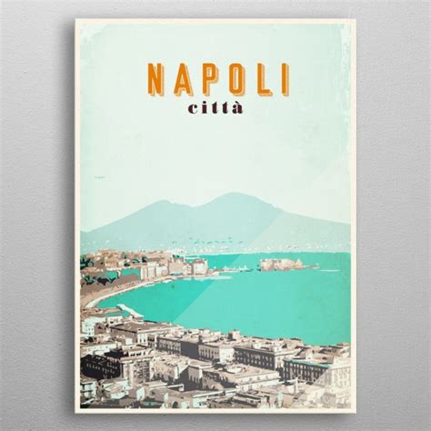 Napoli Vintage Poster Poster By Edward Karczmarski Displate