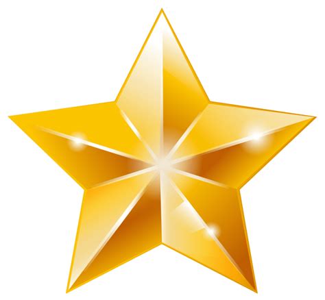 3d Gold Star Png Download Gold Star Clipart Png Free Transparent Png