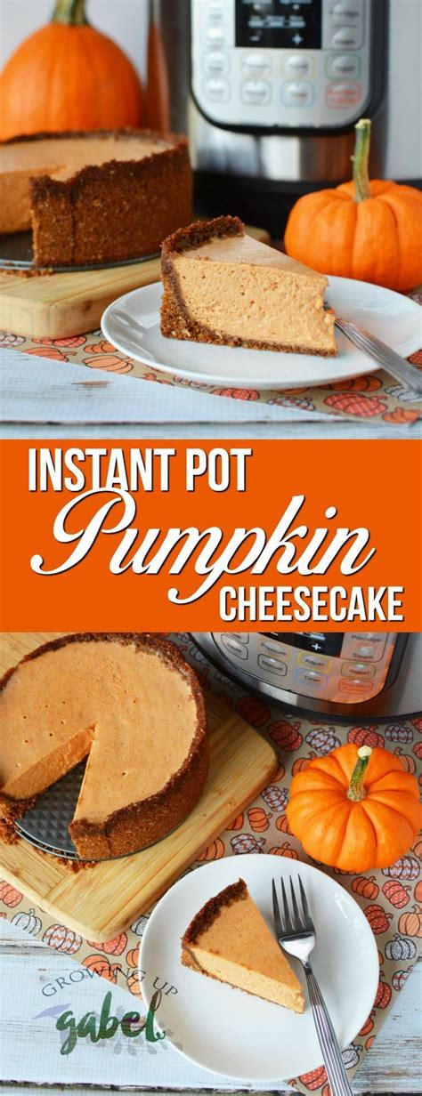I fell in love with it right at the first. Make a mini 6 inch pumpkin cheesecake in your Instant Pot ...