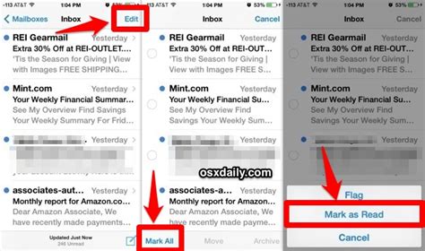 How To Instantly Mark All Email As Read In Mail For Ios