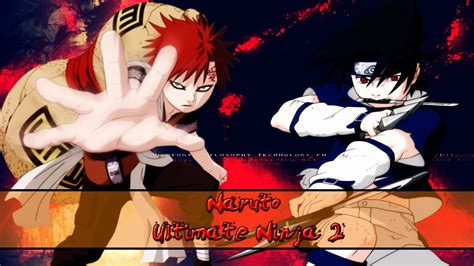 Naruto Ultimate Ninja 2 Sasuke Vs Gaara Youtube