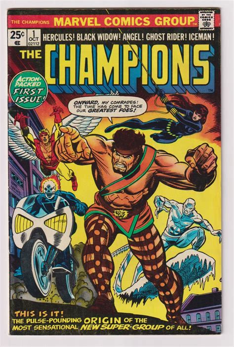 The Champions Vol 1 1 Bronze Age Comic Book Fn 60 October 1975