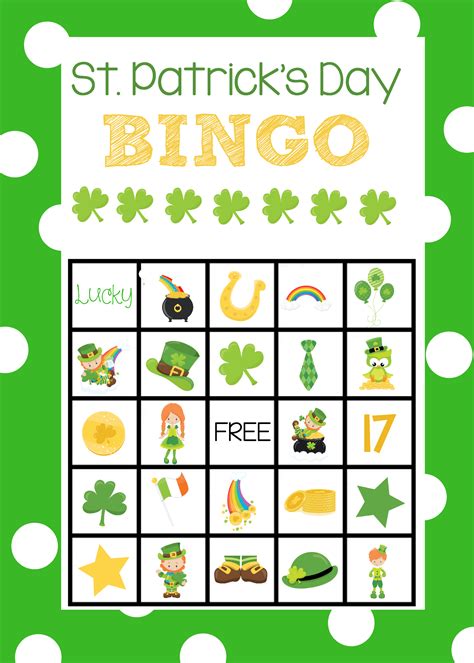 St Patricks Day Bingo Free Printable

