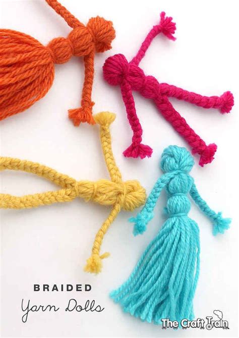 28 Super Easy Yarn Diys That Require Zero Knitting Yarn Dolls Yarn