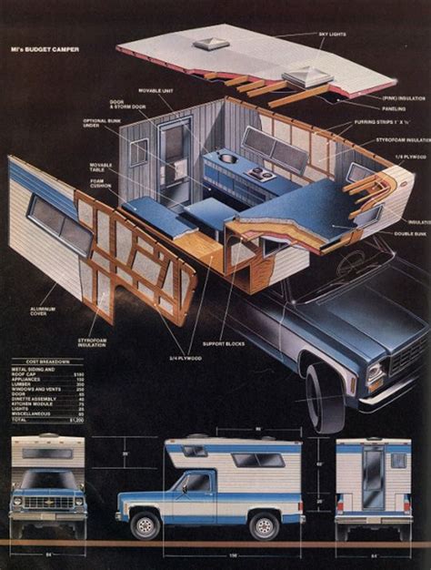 No budget for a luxury rv? build-your-own-Truck-Camper-Project.jpg (540×714) | Camper shells, Truck camper shells, Slide in ...