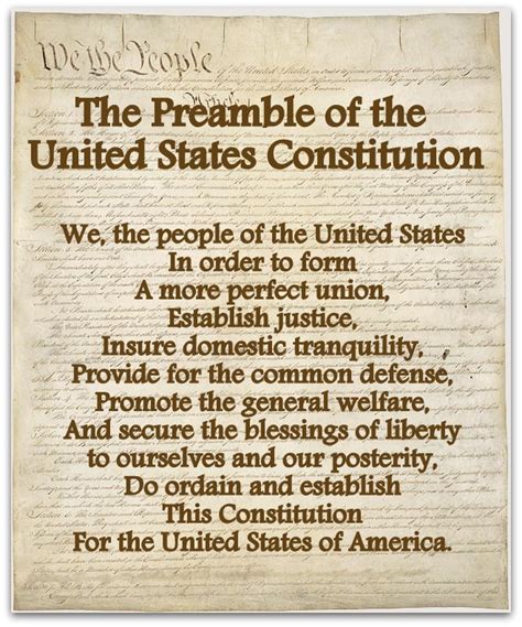 The declaration of independence consists of five parts: U.S. Constitution: The Preamble-"We the people…." | Dittoville