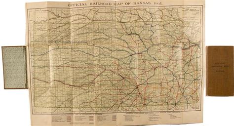Sold Price Official Railroad Map Of Kansas April AM PDT