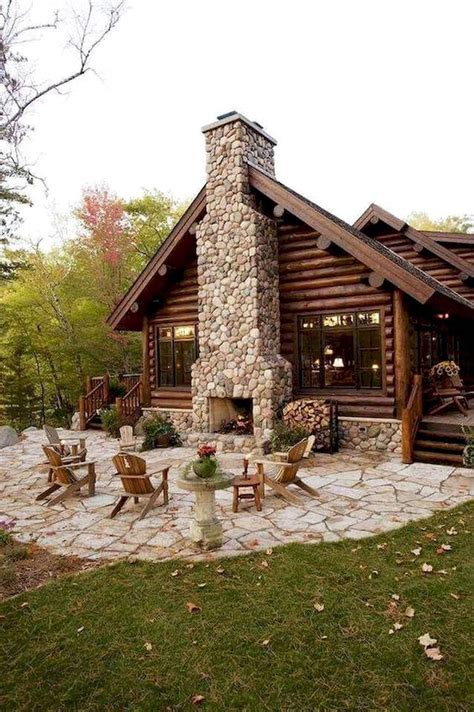 60 Favourite Log Cabin Homes Fireplace Design Ideas Rustic Houses