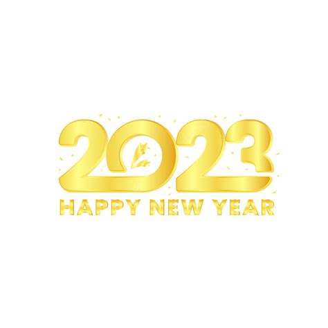 2023 سنة جديدة سعيدة تصميم نص المفهوم الإبداعي الشفاف 2023 سنة جديدة