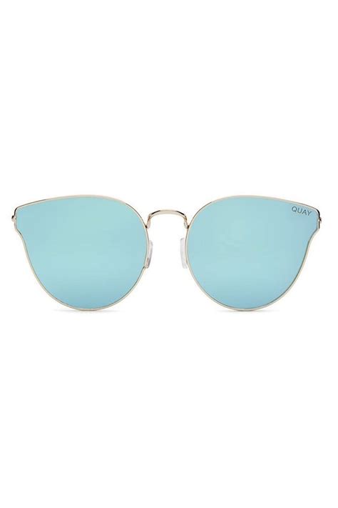 Quay All My Love Sunglasses Blue Fashion Online Shop Cat Eye Sunnies Gold Sunglasses
