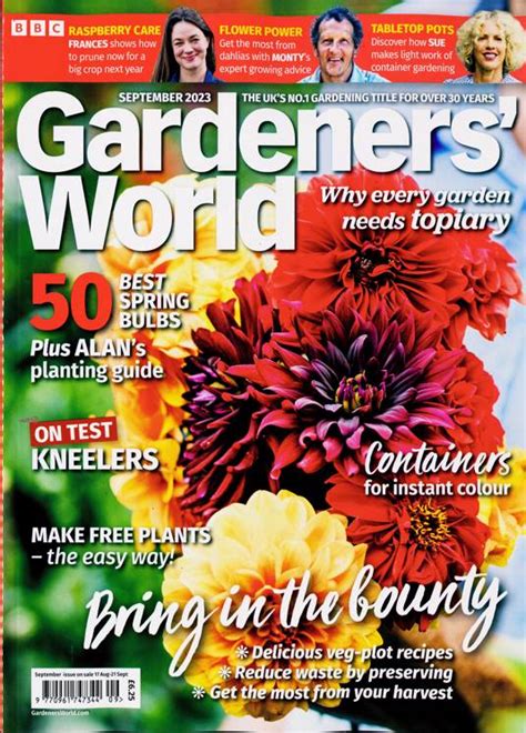 Bbc Gardeners World Magazine Subscription Buy At Newsstand Co Uk Gardening