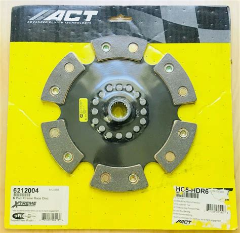 Act Clutch Friction Disc 6 Pad Race Disc Advanced Clutch Technology