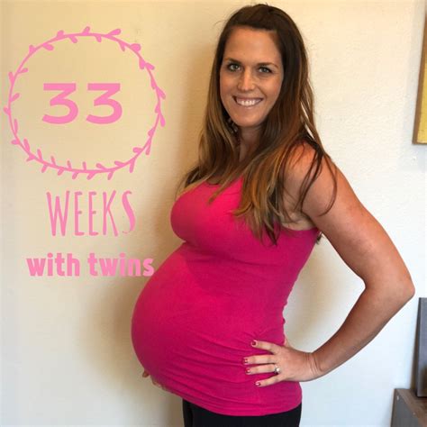 Twin Pregnancy Update 33 Weeks Pregnant