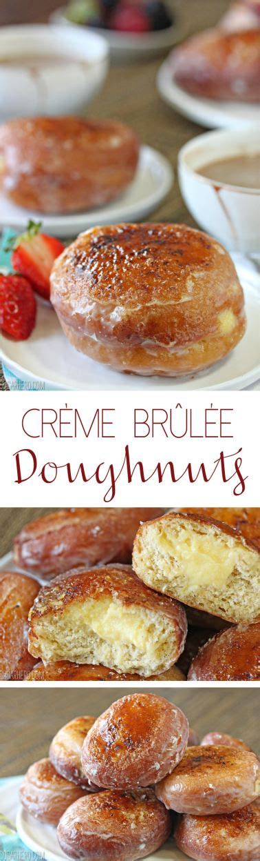 Creme Brulee Doughnuts Sugarhero Delicious Donuts Donut Recipes
