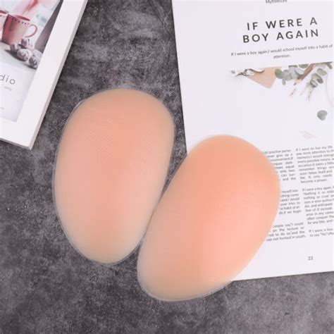 1 Pair Enhancing Removable Silicone Fake Butt Buttocks Bum Pad Hip Pads For Pant Ebay