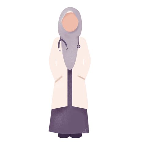 Dokter Muslim Wanita Berhijab Dokter Muslim Jilbab Png Transparan Clipart Dan File Psd Untuk