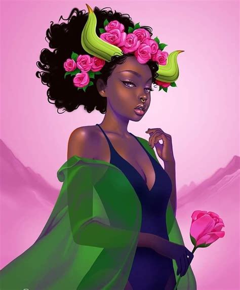 Pin By Duchess 👑 On Xassy Art Black Women Art Black Girl Art Taurus Art