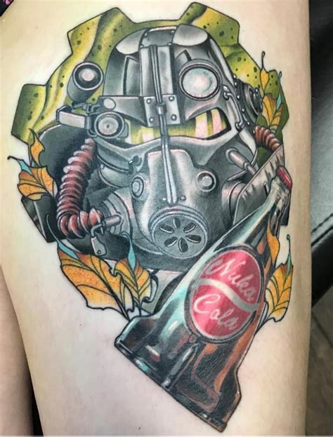 My Fresh Fallout Tattoo By Ryan Willingham At Apocalypse Tattoo Co In Atlanta Ga R Tattoos