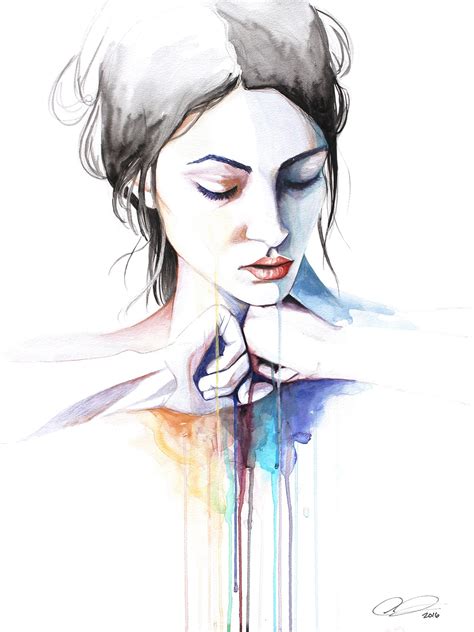 √ Abstract Watercolor Portraits For Beginners Popular Century