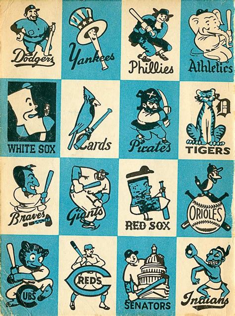 Vintage Baseball Team Logos Baseball Mascots Baseball Teams Logo Team Mascots