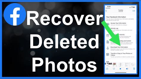 Recover Deleted Facebook Photos Youtube