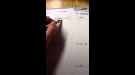 Go math 5th grade lesson 5 8 answer key. 5th grade go math unit 2 lesson 4 homework - YouTube