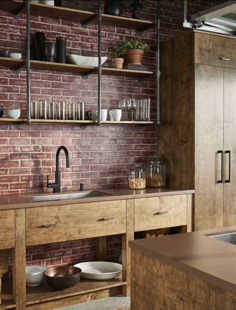 30 Modern Rustic Kitchen Decor Open Shelves Ideas Cozinhas Cozinha
