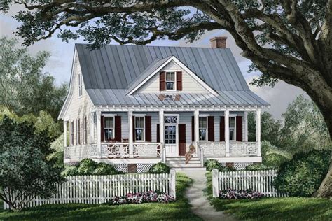 This handsome plan is a quaint farmhouse design that features a small footprint and an efficient use of space. Farmhouse Plan: 1,738 Square Feet, 3 Bedrooms, 2.5 Bathrooms - 7922-00077