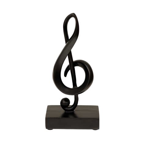 Similar to the treble clef the bass clef also has a little curly thing that wraps around the line designated for f in. 7" Black Treble Clef Musical Note Statuette | Theme Party Decorations & Supplies