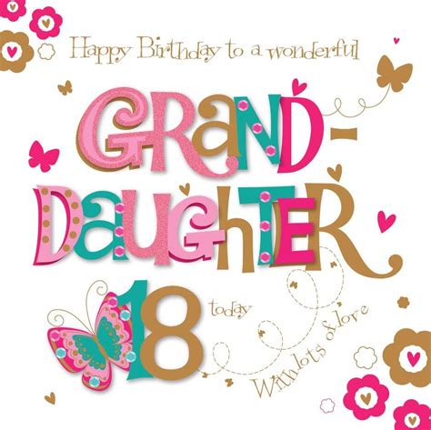 24 Happy 18th Birthday Granddaughter Wishes