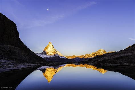 The Might Matterhorn Reflected In Switzerland This Breathtaking