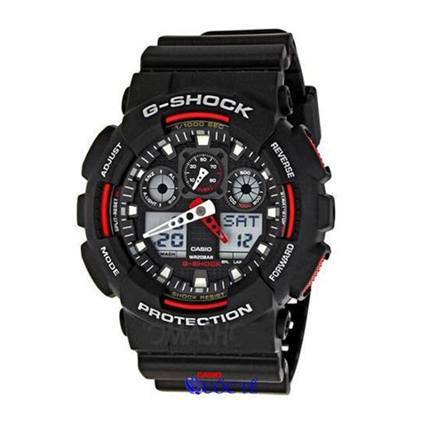 The colors may differ slightly from the original. CASIO G-SHOCK GA-100-1A4 (G20) - NAM - Casio Quốc Tế