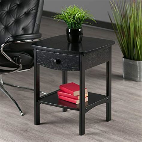 Winsome Wood Claire Accent Table Black Deals