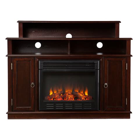 Wildon Home ® Lincoln Tv Stand With Electric Fireplace And Reviews Wayfair