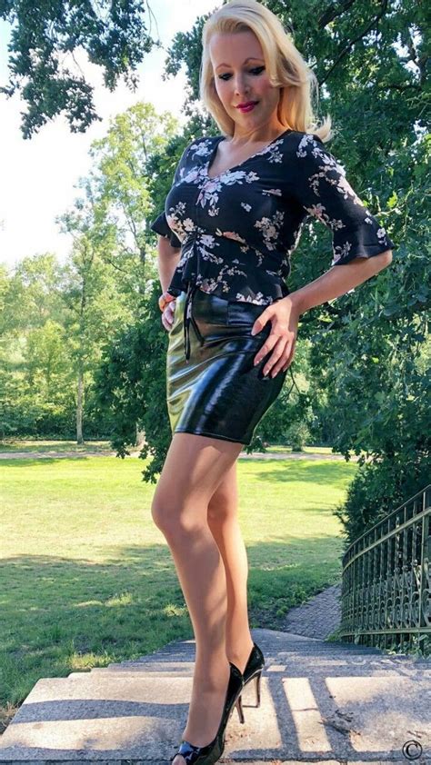 Skirt Leather Leather Dresses Classy Women Feminine Dress Ladylike