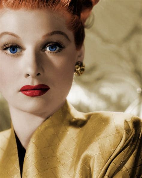 Iconic Image Of Lucille Ball In The 1940s