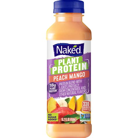 Naked Plant Protein Peach Mango Juice Blend Smartlabel